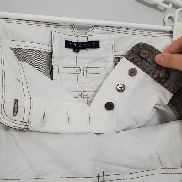 Theory Reese Gray Bootcut Jeans - Picture 3 of 3